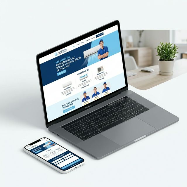 เว็บไซต์ร้านช่างแอร์