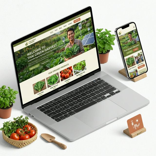 เว็บไซต์สวนเกษตร สมาร์ทฟาร์ม