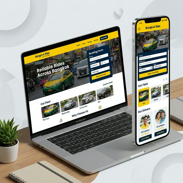 เว็บไซต์รถรับจ้าง แท็กซี่
